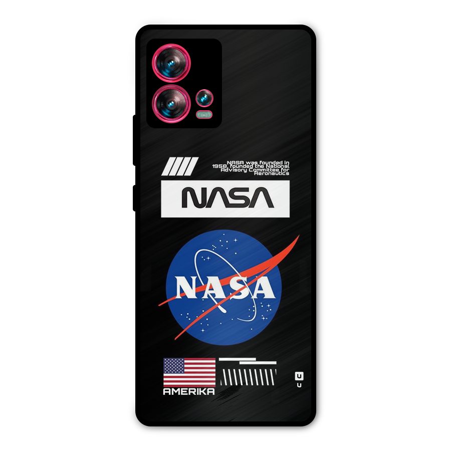 Nasa Zone Metal Back Case for Motorola Edge 30 Fusion