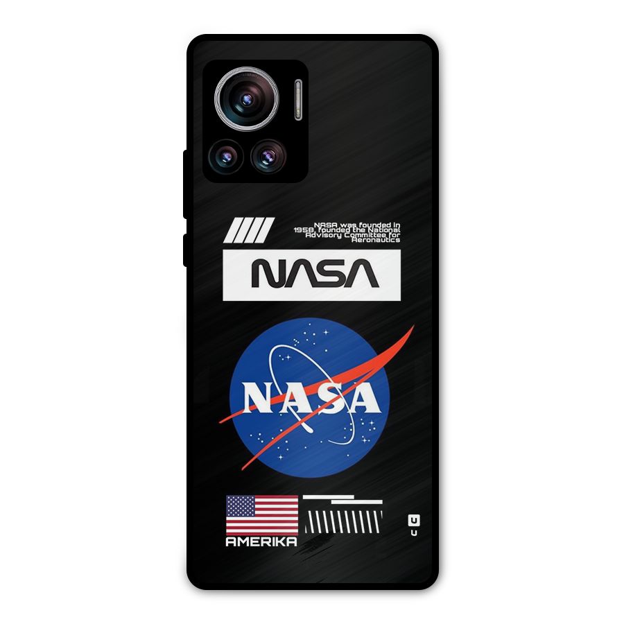 Nasa Zone Metal Back Case for Motorola Edge 30 Ultra