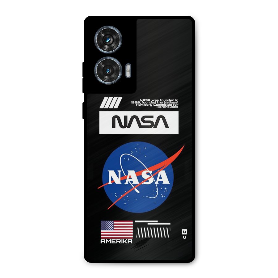 Nasa Zone Metal Back Case for Motorola Edge 50 Fusion