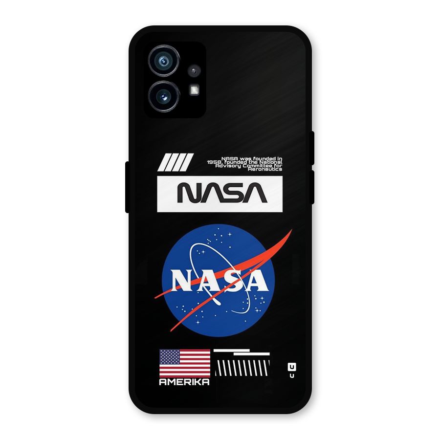 Nasa Zone Metal Back Case for Nothing Phone 1