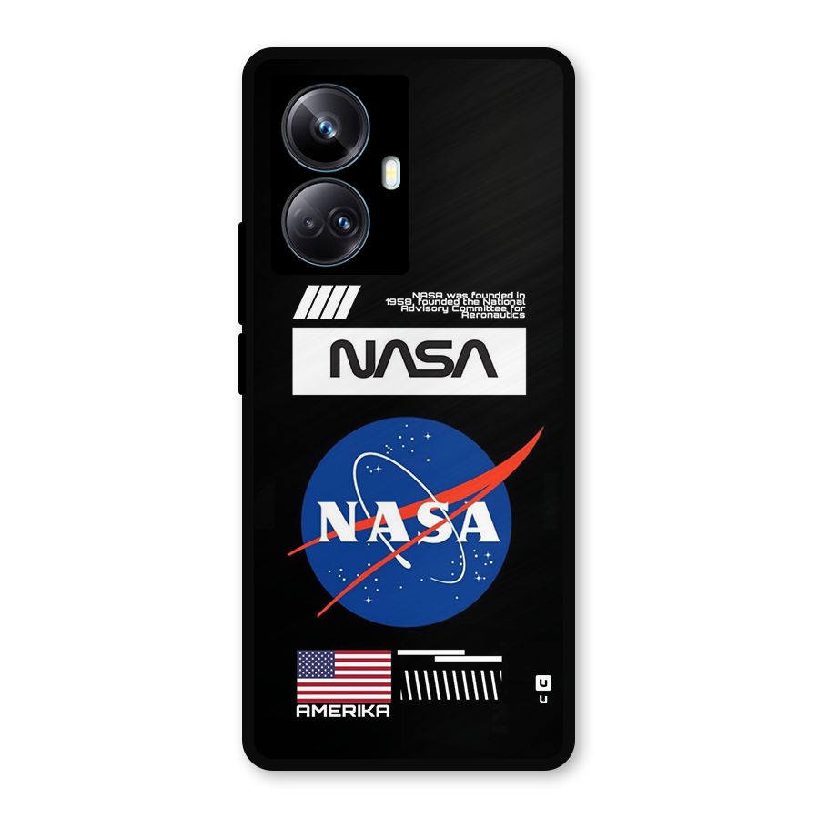 Nasa Zone Metal Back Case for Realme 10 Pro Plus