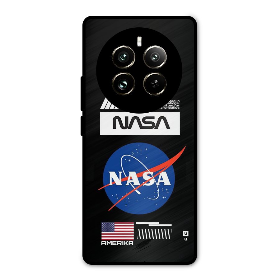 Nasa Zone Metal Back Case for Realme 12 Pro