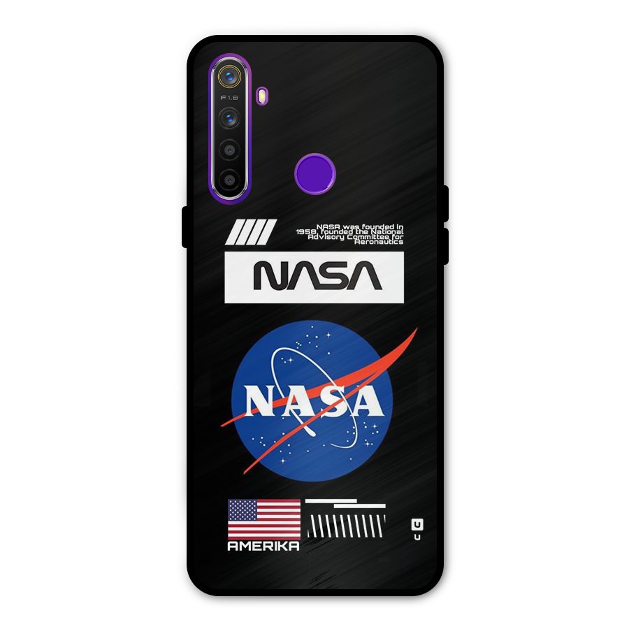 Nasa Zone Metal Back Case for Realme 5
