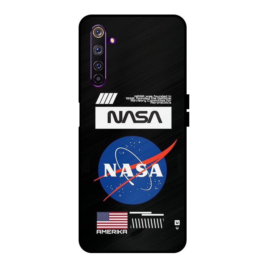 Nasa Zone Metal Back Case for Realme 6 Pro