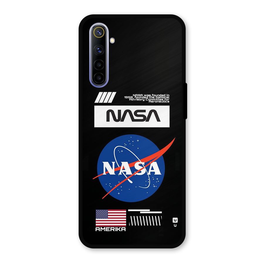 Nasa Zone Metal Back Case for Realme 6i