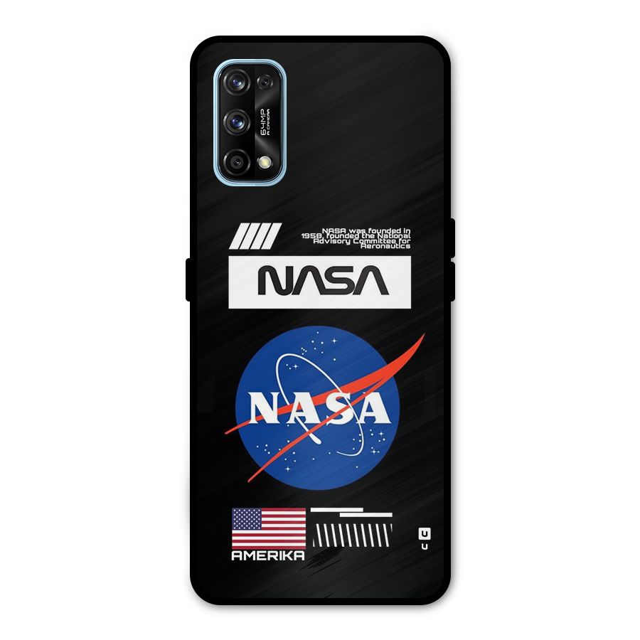 Nasa Zone Metal Back Case for Realme 7 Pro