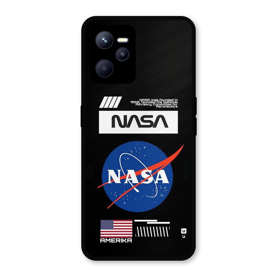 Nasa Zone Metal Back Case for Realme C35