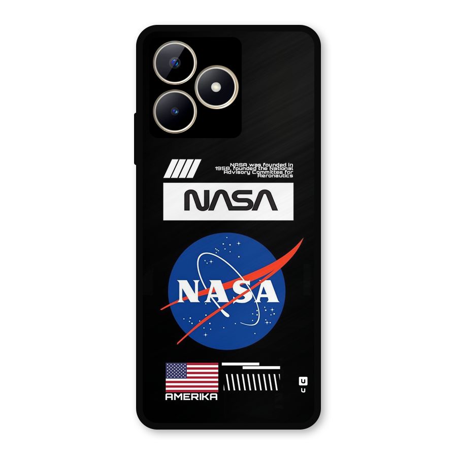 Nasa Zone Metal Back Case for Realme C53