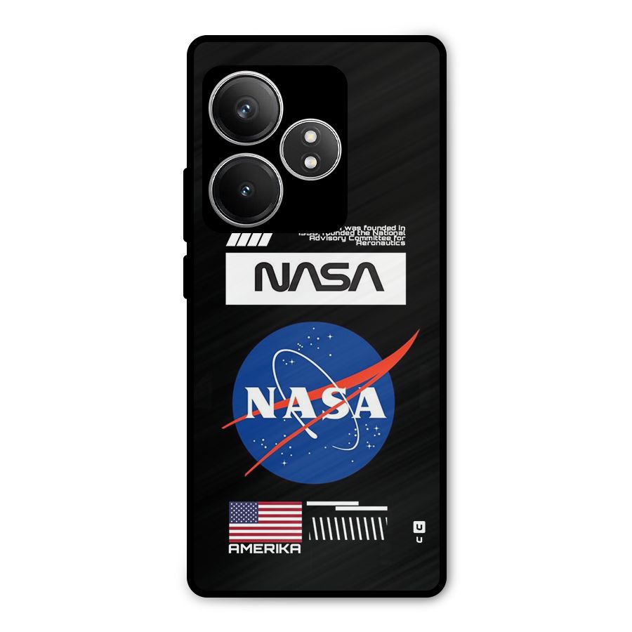 Nasa Zone Metal Back Case for Realme GT 6T