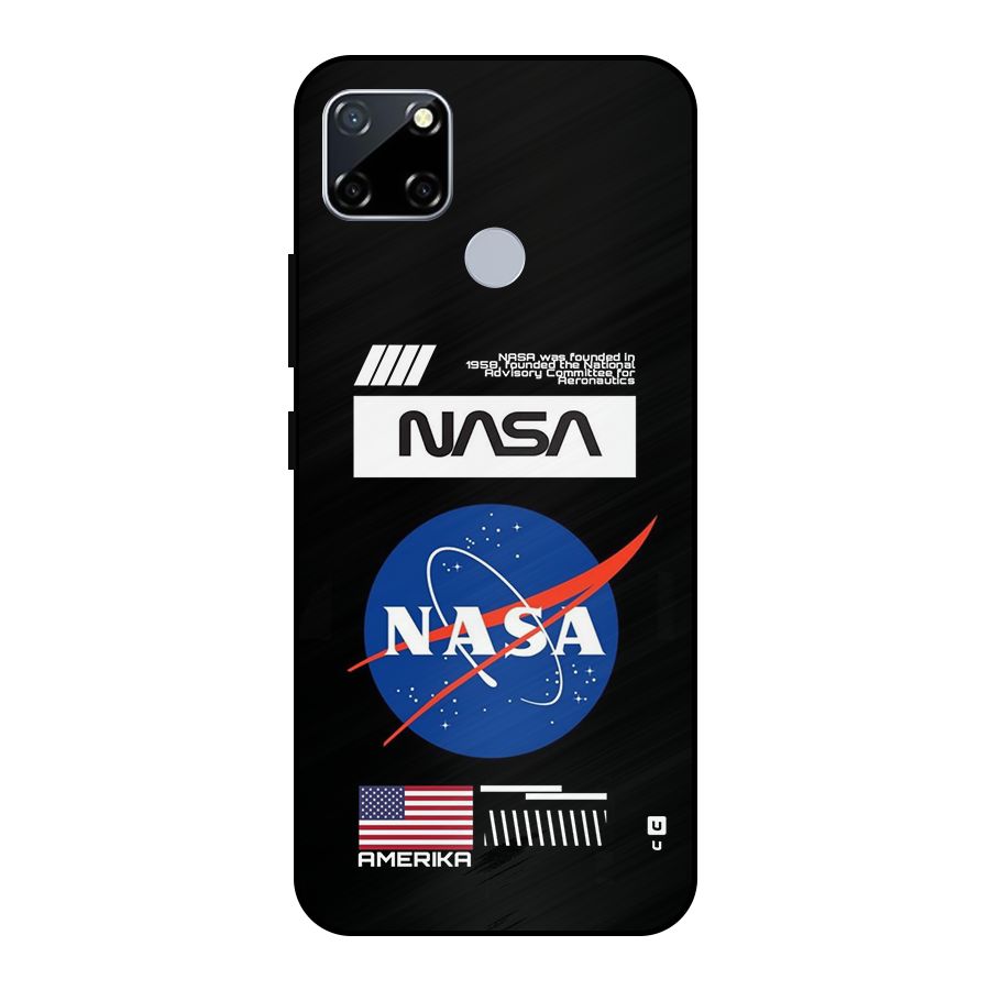 Nasa Zone Metal Back Case for Realme Narzo 20