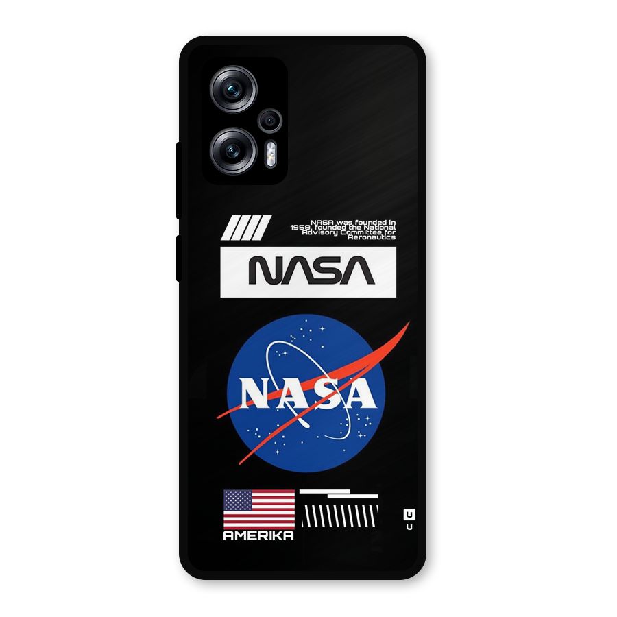 Nasa Zone Metal Back Case for Redmi K50i