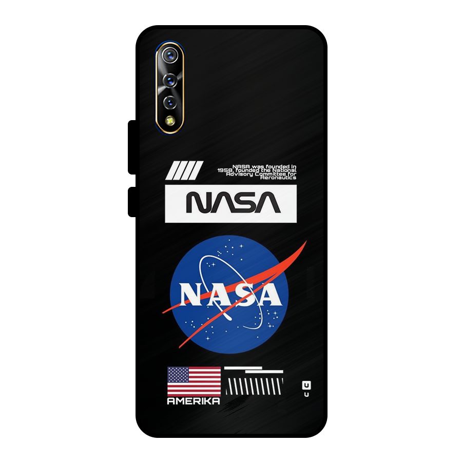 Nasa Zone Metal Back Case for Vivo S1