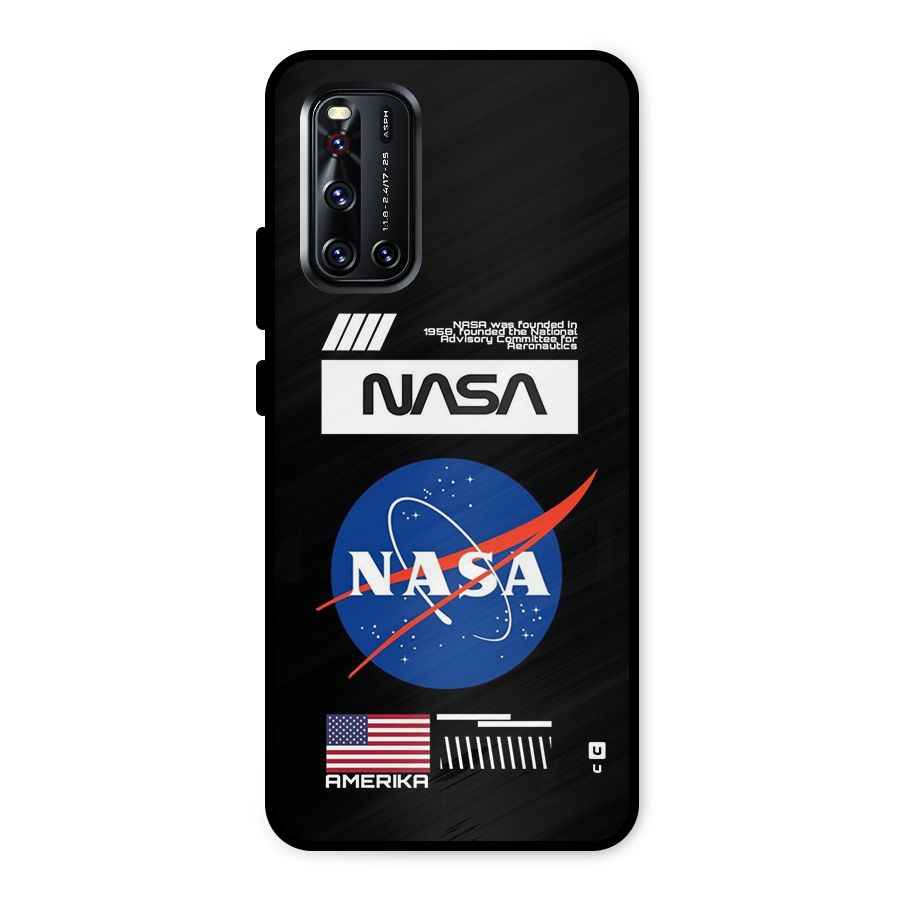 Nasa Zone Metal Back Case for Vivo V19