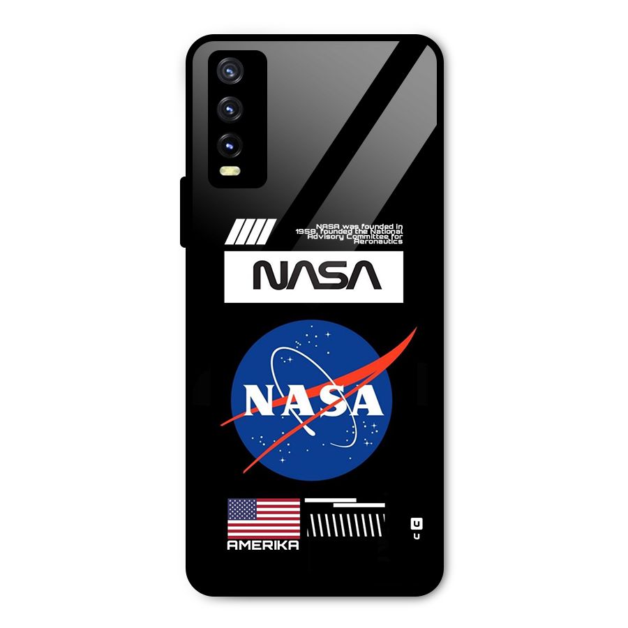 Nasa Zone Metal Back Case for Vivo Y20