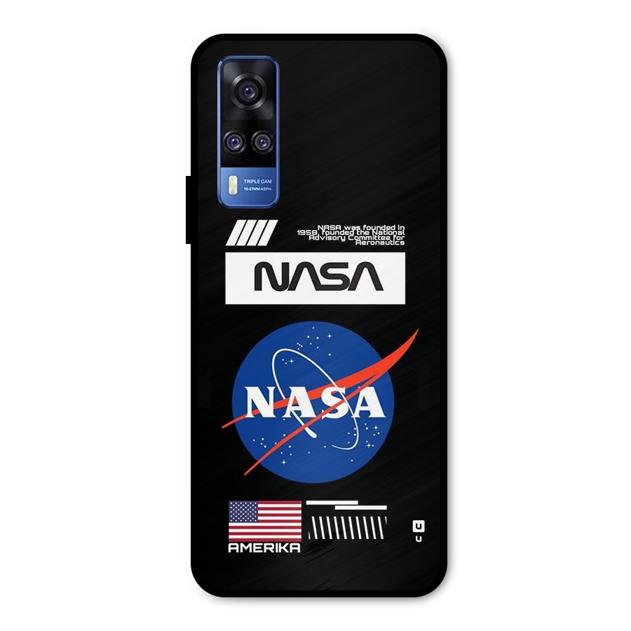 Nasa Zone Metal Back Case for Vivo Y51A