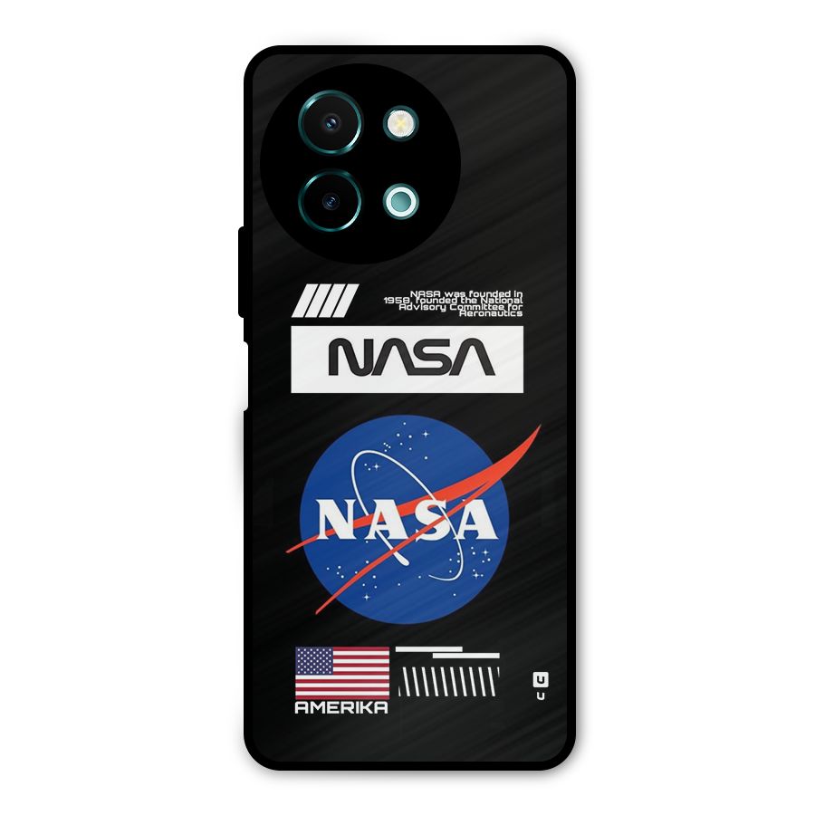 Nasa Zone Metal Back Case for Vivo Y58
