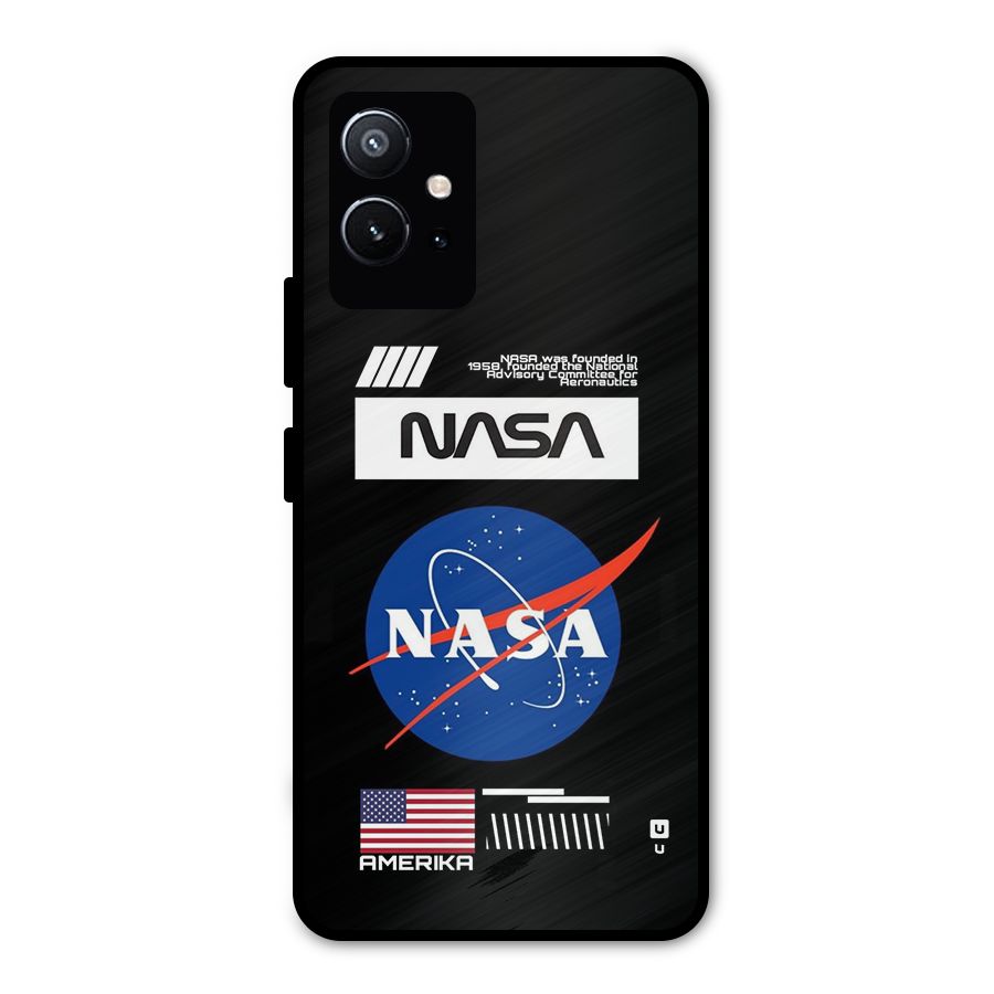 Nasa Zone Metal Back Case for Vivo Y75 5G