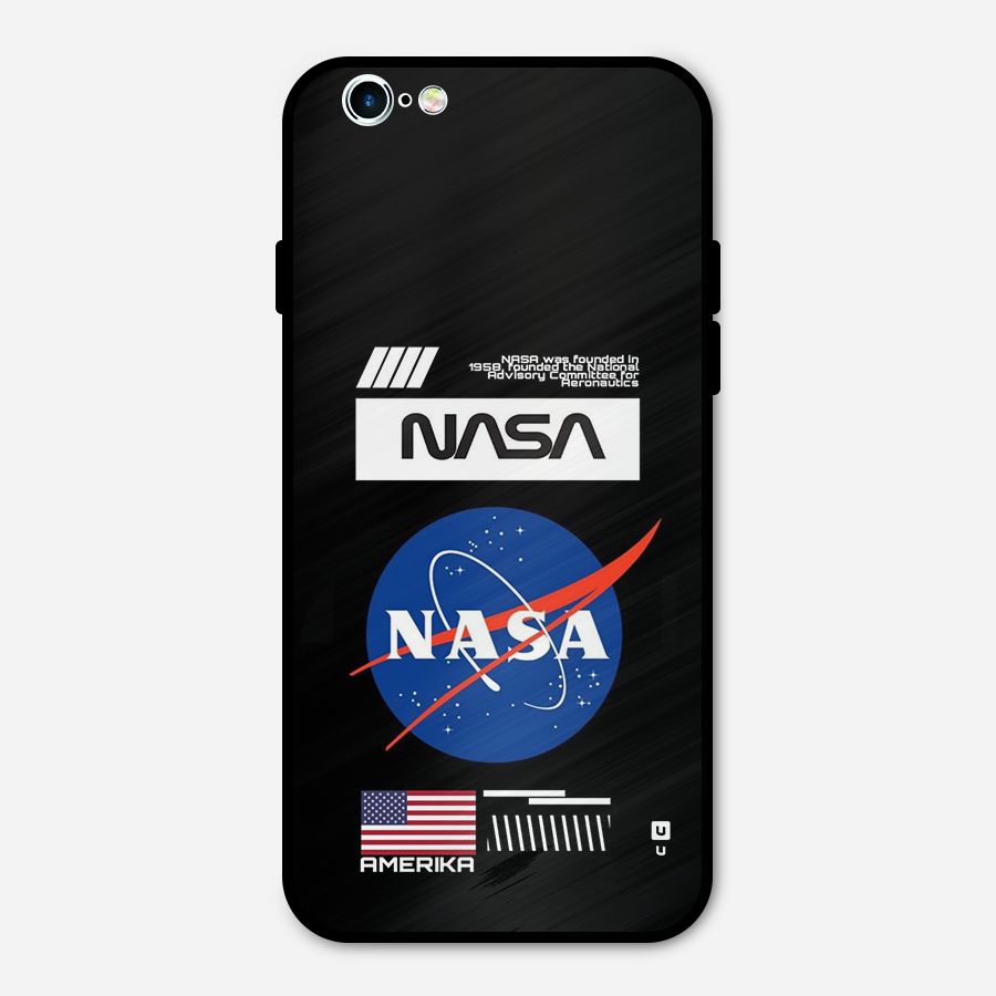 Nasa Zone Metal Back Case for iPhone 6 6s