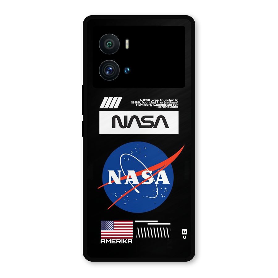 Nasa Zone Metal Back Case for iQOO 9 Pro