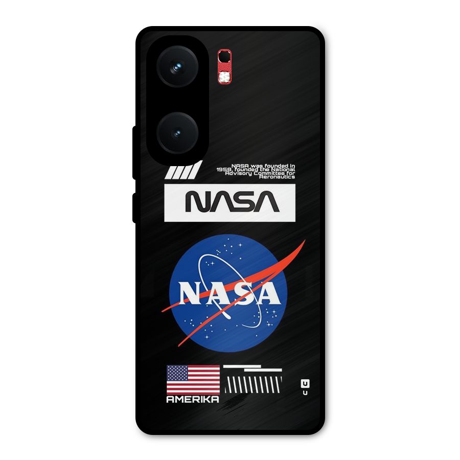 Nasa Zone Metal Back Case for iQOO Neo 9 Pro