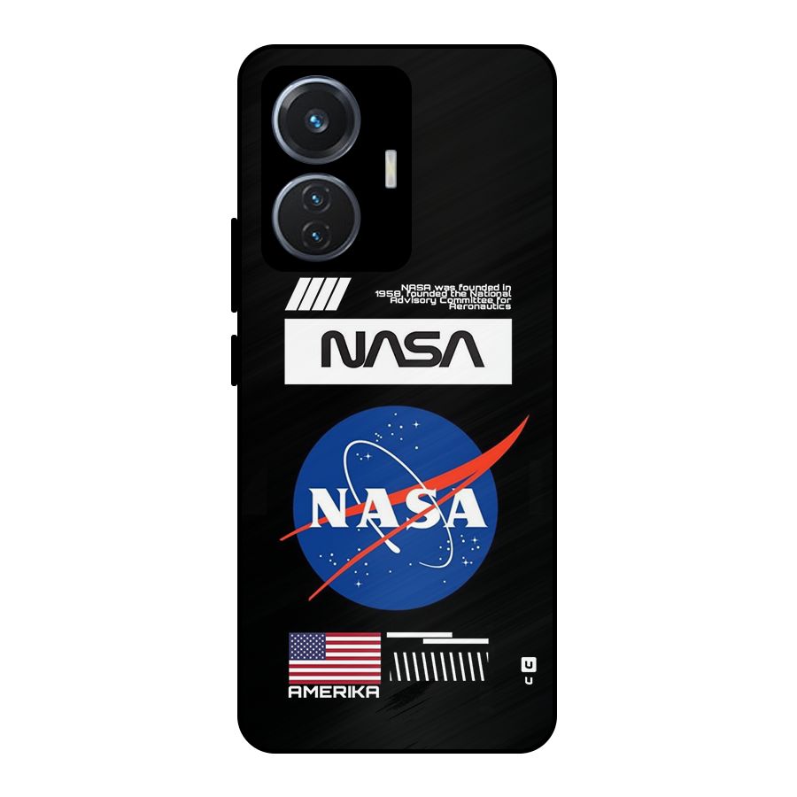 Nasa Zone Metal Back Case for iQOO Z6 44W