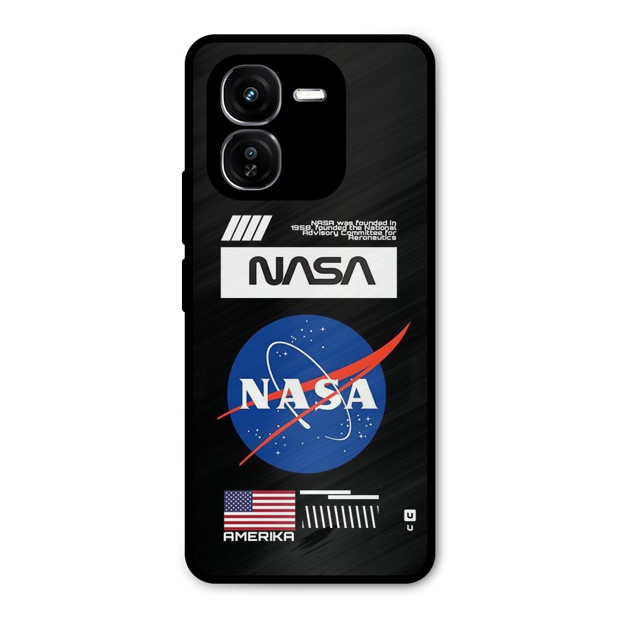 Nasa Zone Metal Back Case for iQOO Z9x