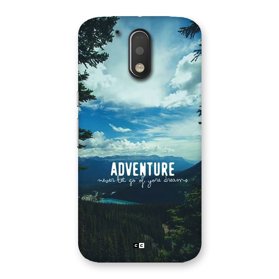 Natural Adventure Back Case for Moto G4 Plus