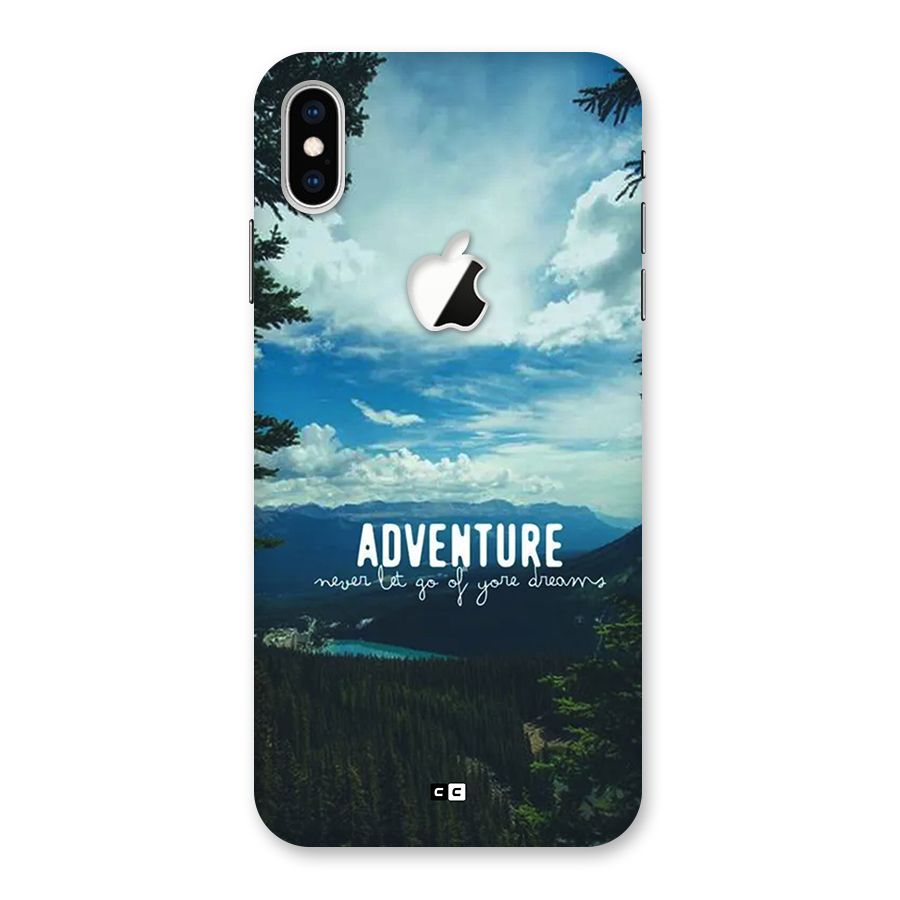 Natural Adventure Back Case for iPhone XS Max Apple Cut