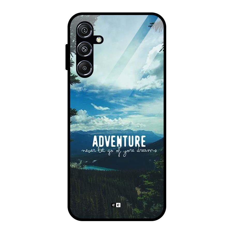 Natural Adventure Glass Back Case for Galaxy M34 5G