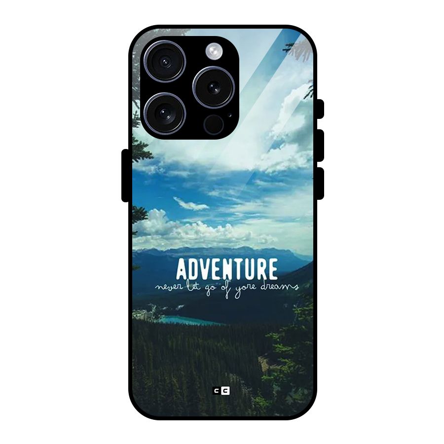 Natural Adventure Glass Back Case for iPhone 15 Pro