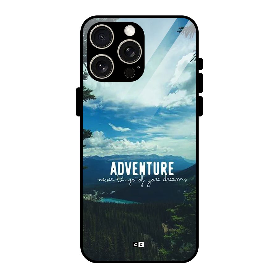 Natural Adventure Glass Back Case for iPhone 15 Pro Max