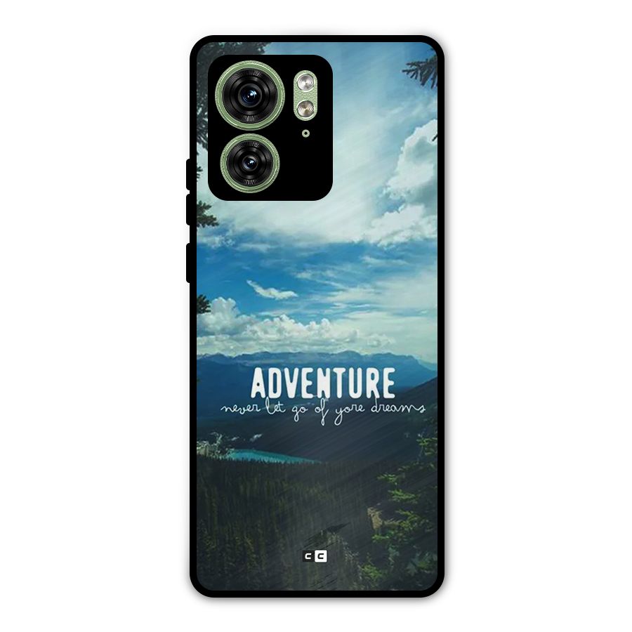 Natural Adventure Metal Back Case for Motorola Edge 40 5G