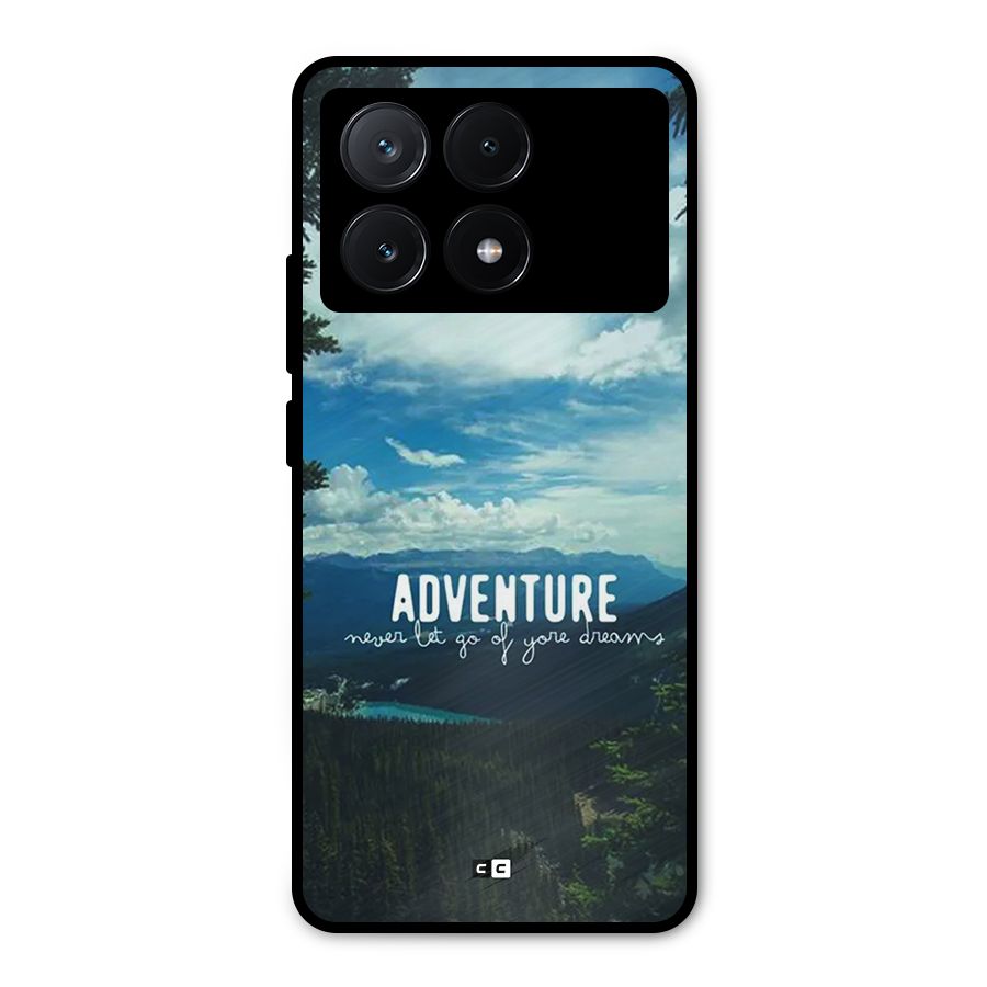 Natural Adventure Metal Back Case for Poco X6 Pro
