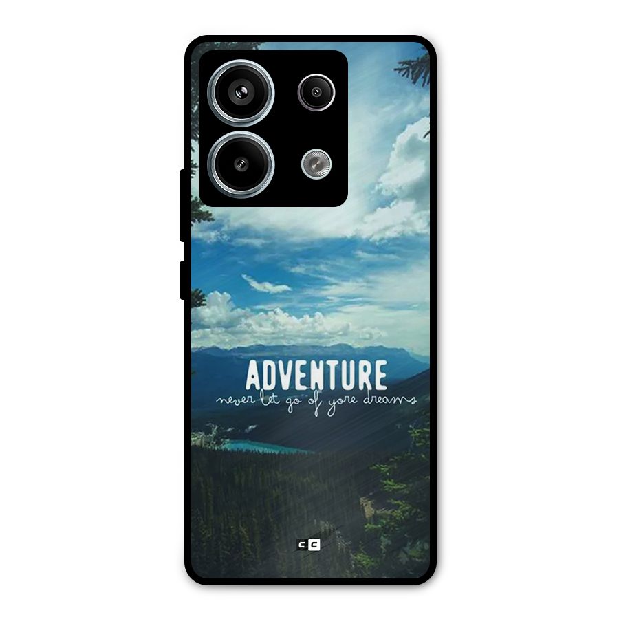 Natural Adventure Metal Back Case for Redmi Note 13 Pro 5G