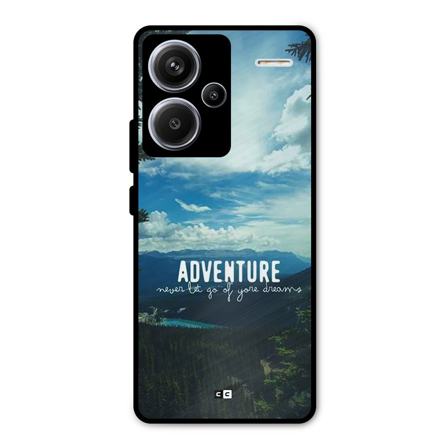 Natural Adventure Metal Back Case for Redmi Note 13 Pro Plus