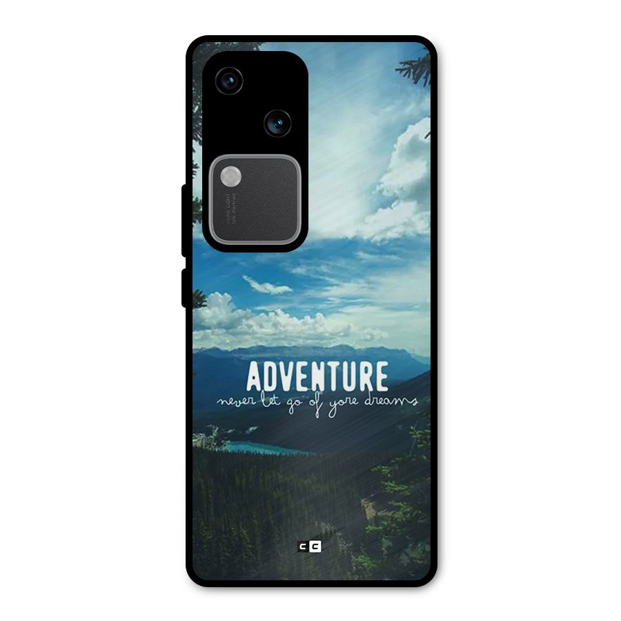 Natural Adventure Metal Back Case for Vivo V30 Pro