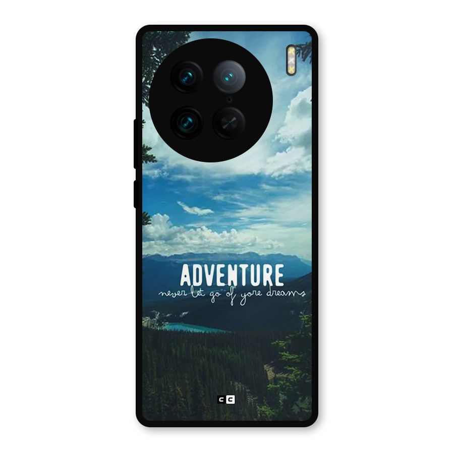 Natural Adventure Metal Back Case for Vivo X90 Pro