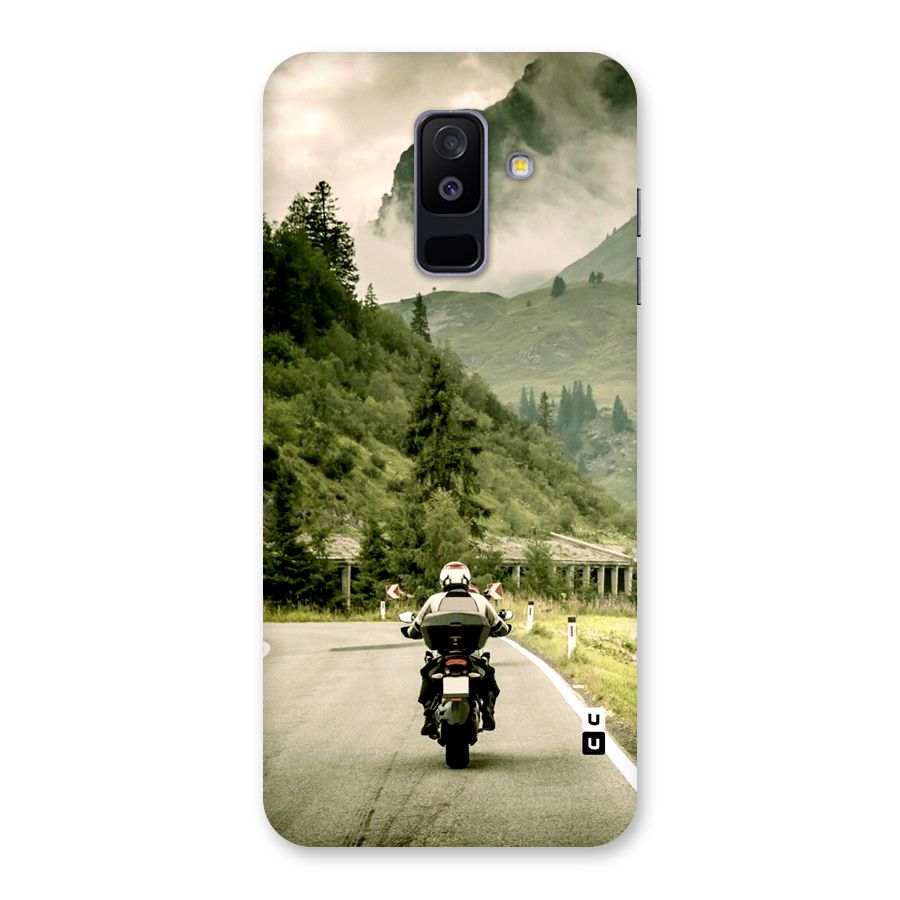 Nature Bike Back Case for Galaxy A6 Plus