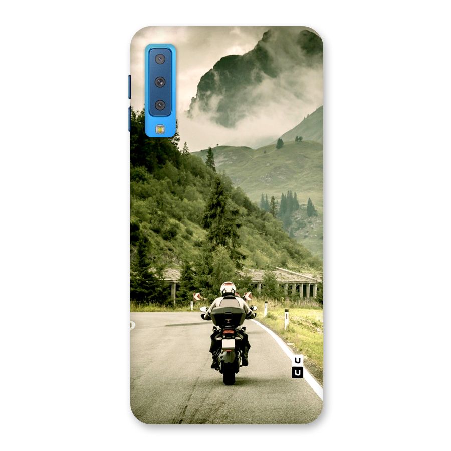 Nature Bike Back Case for Galaxy A7 (2018)
