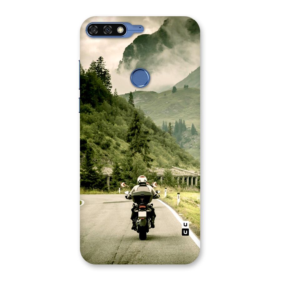 Nature Bike Back Case for Honor 7C