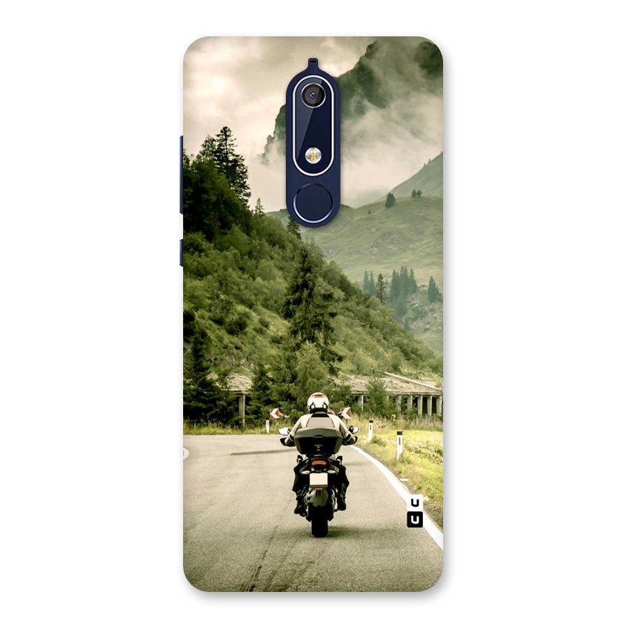 Nature Bike Back Case for Nokia 5.1