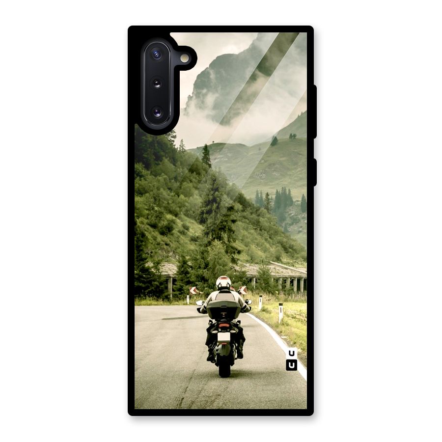 Nature Bike Glass Back Case for Galaxy Note 10