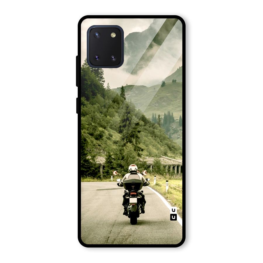 Nature Bike Glass Back Case for Galaxy Note 10 Lite