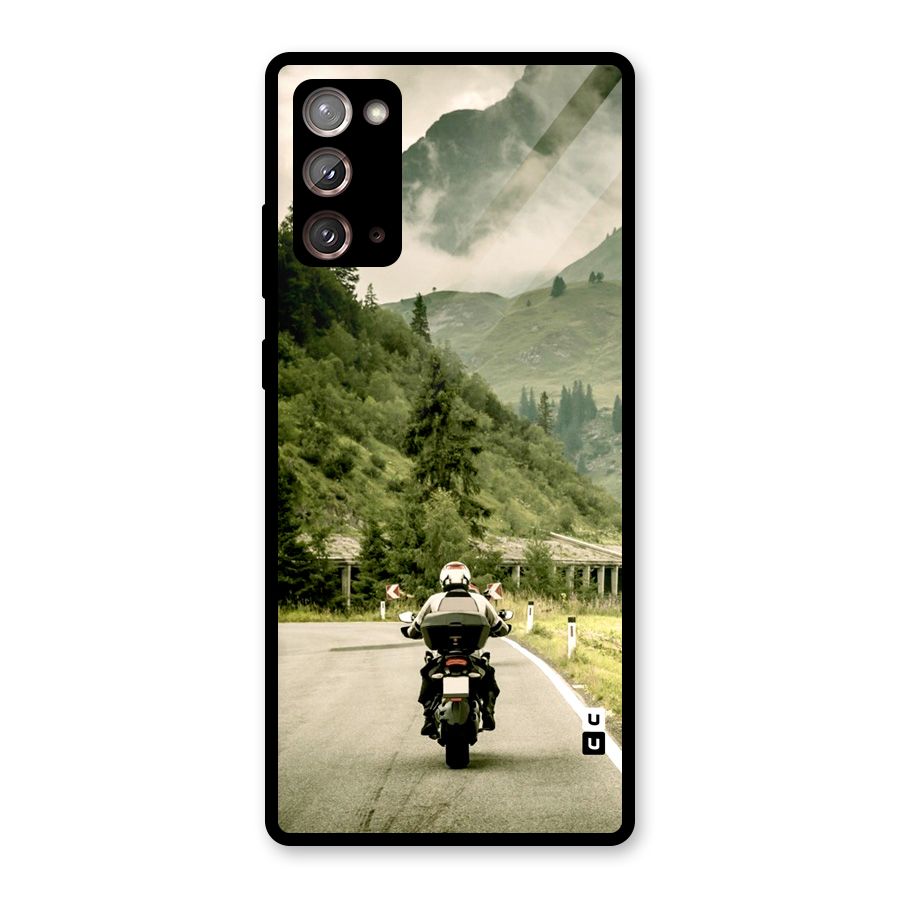 Nature Bike Glass Back Case for Galaxy Note 20