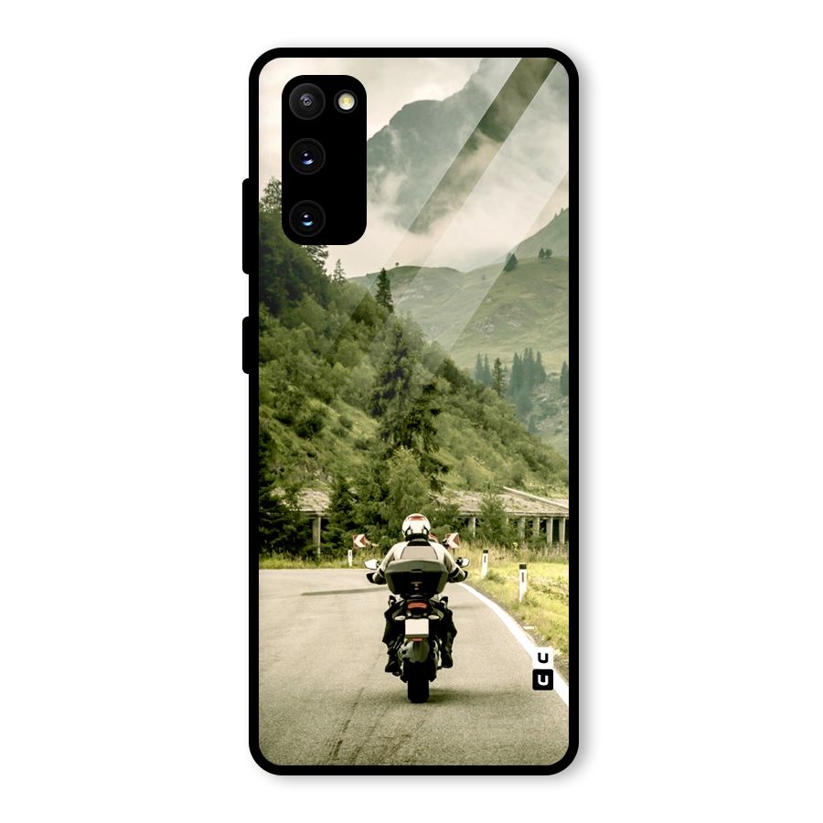 Nature Bike Glass Back Case for Galaxy S20 FE