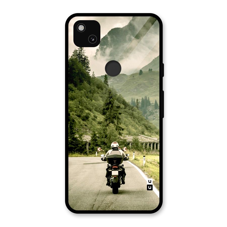 Nature Bike Glass Back Case for Google Pixel 4a