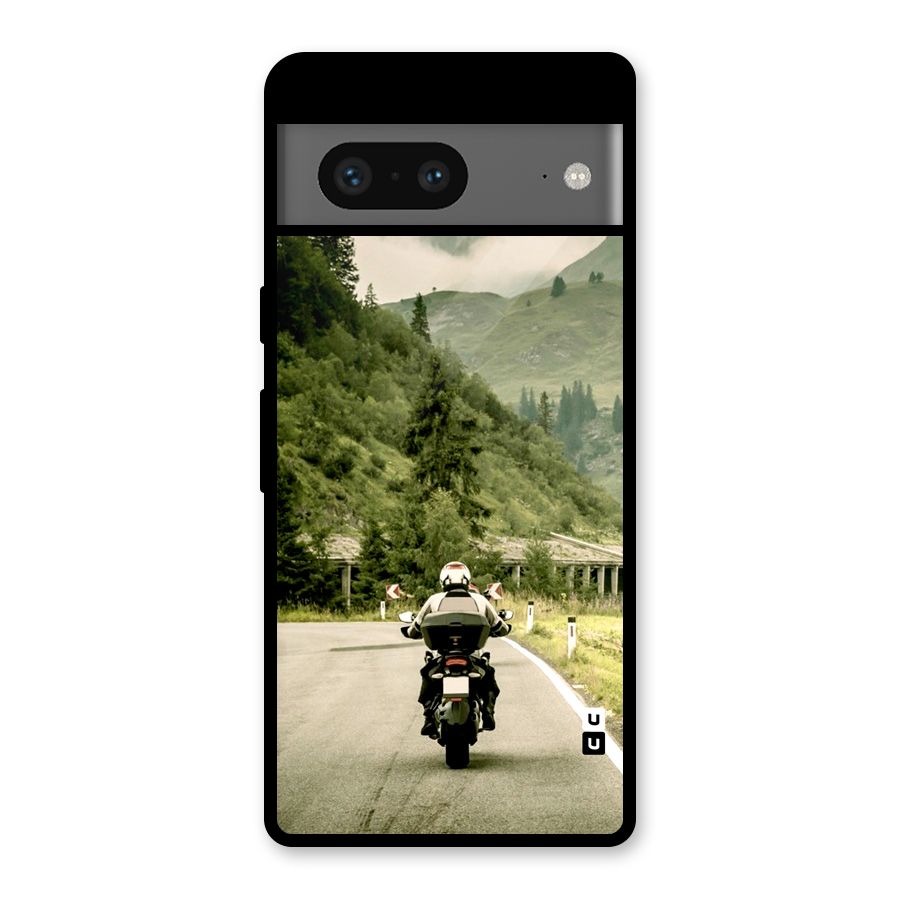 Nature Bike Glass Back Case for Google Pixel 7