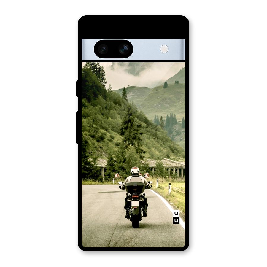 Nature Bike Glass Back Case for Google Pixel 7a