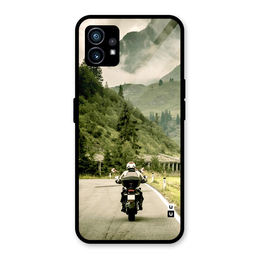 Nature Bike Glass Back Case for Nothing Phone 1