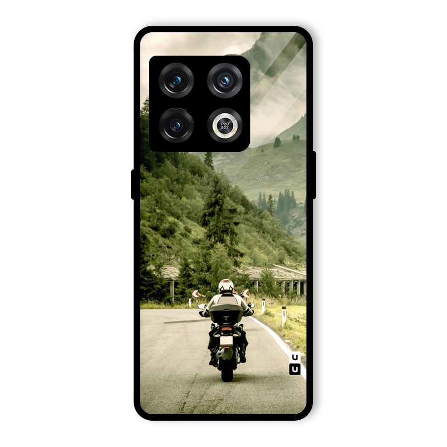 Nature Bike Glass Back Case for OnePlus 10 Pro 5G
